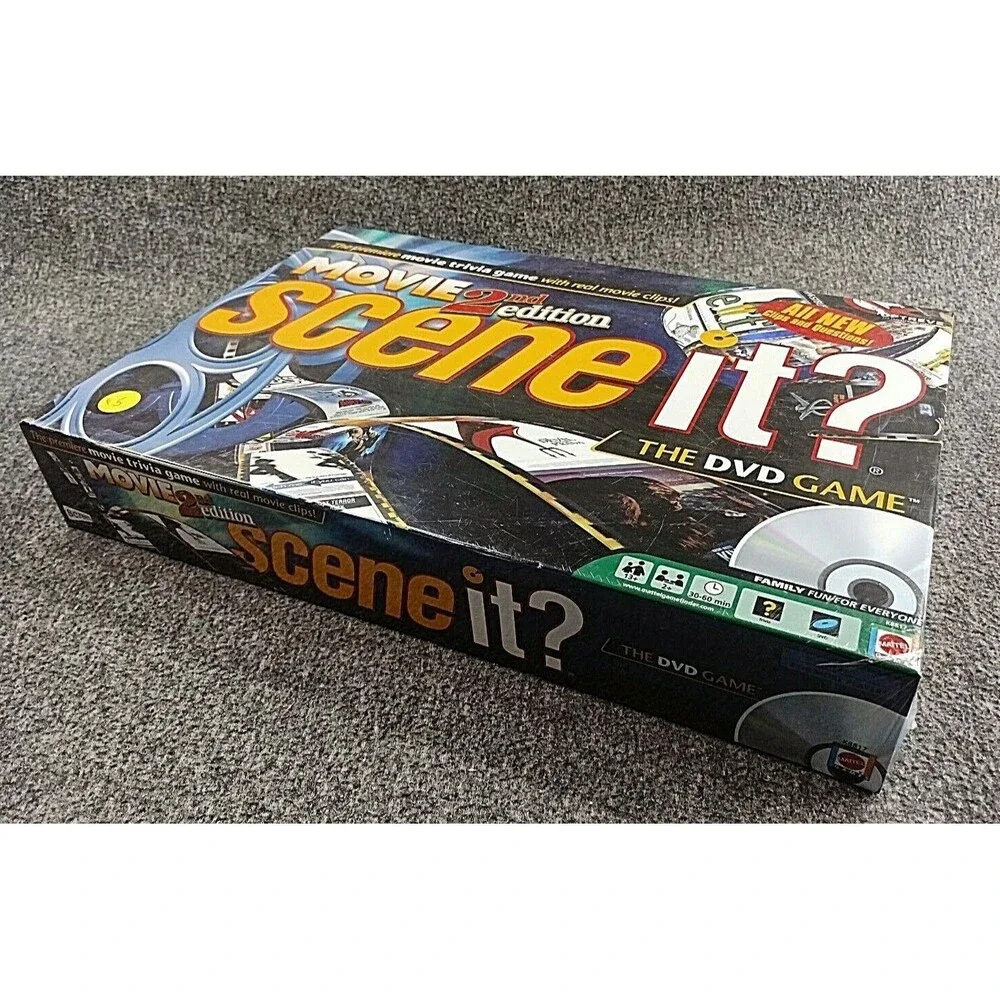 Scene It? Movie 2nd Edition The DVD Game/Movie 2007 Trivia Game New Sealed